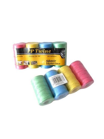 Picture of Colored twine, 4 rolls, 54 yards (Available in a pack of 12)