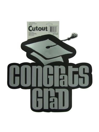 Picture of Congrats Grad cut-out (Available in a pack of 24)