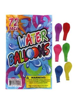 Picture of 72 Pack water balloons (Available in a pack of 24)