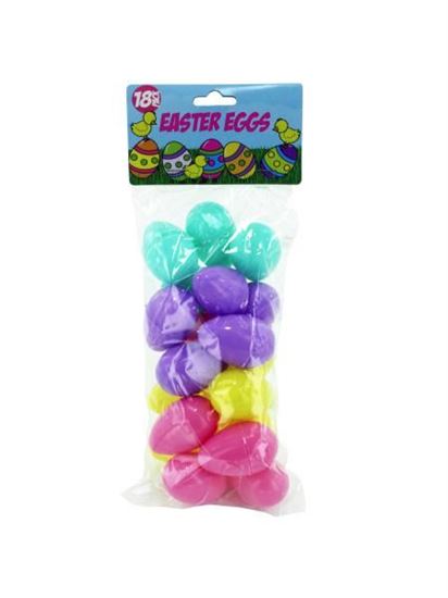 Picture of 18 pack easter eggs assorted colors (Available in a pack of 24)