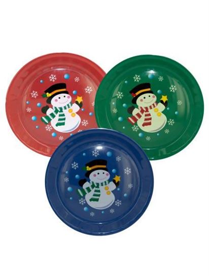 Picture of Round Christmas serving tray (Available in a pack of 12)