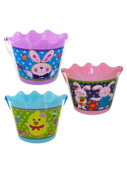 Picture of Easter bucket with handle (Available in a pack of 12)