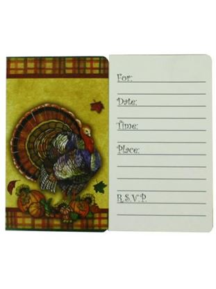Picture of Elegant Turkey Invitations (Available in a pack of 24)