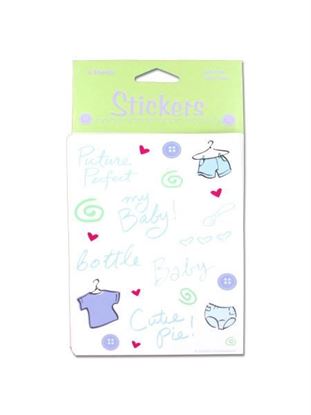 Picture of Baby boy stickers, pack of 68 (Available in a pack of 24)