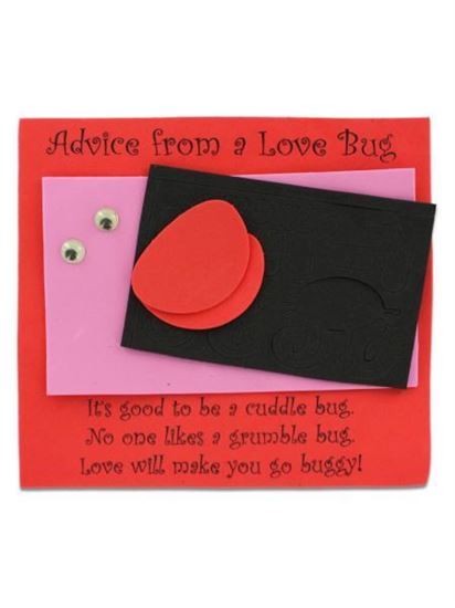 Picture of Advice from a Love Bug craft kit, pack of 12 (Available in a pack of 30)