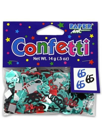 Picture of 65th birthday confetti (Available in a pack of 24)