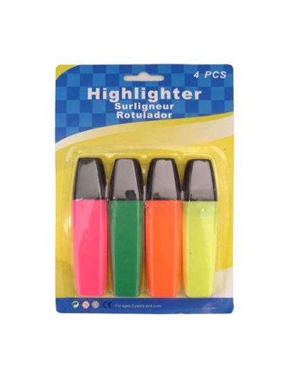 Picture of Highlighters, pack of 4 (Available in a pack of 12)