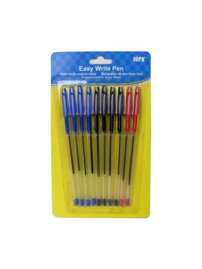 Picture of Easy write pens, pack of 10 (Available in a pack of 12)