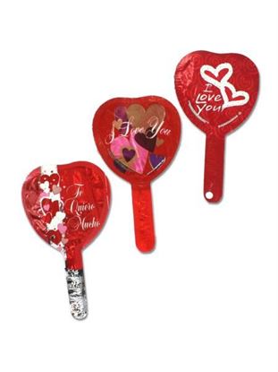 Picture of 50 pack of 4-inch mylar love and heart balloons (Available in a pack of 25)