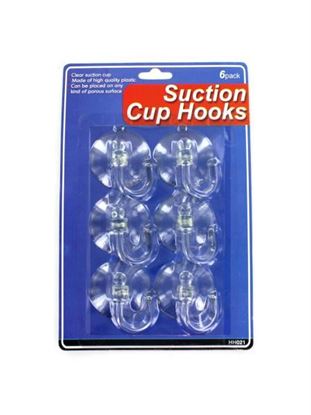 Picture of Clear suction hooks (Available in a pack of 24)