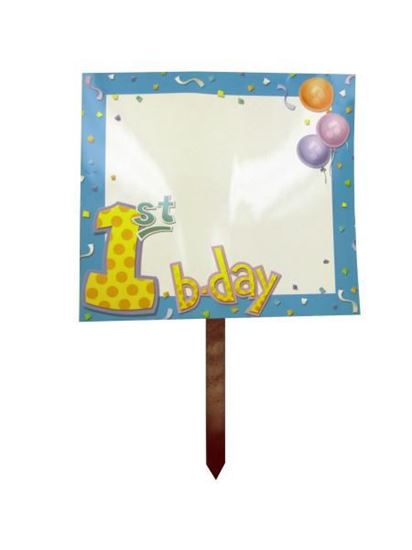 Picture of My 1st Birthday lawn sign (Available in a pack of 36)