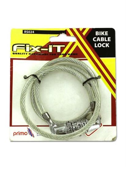 Picture of Bike combination cable lock (Available in a pack of 12)