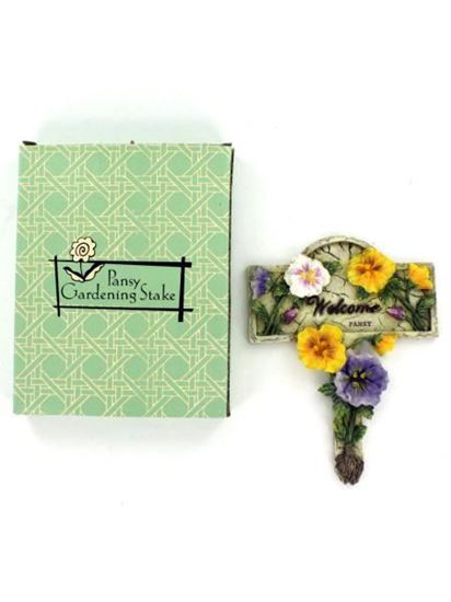 Picture of Pansy 'Welcome' garden stake (Available in a pack of 16)
