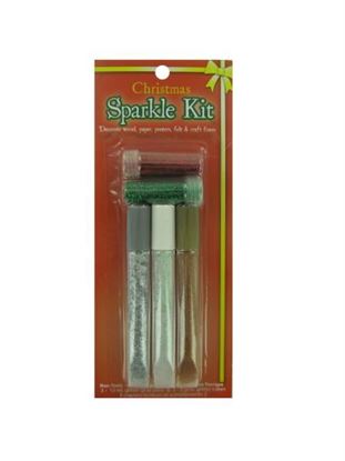 Picture of Christmas sparkle glitter and glitter glue pens (Available in a pack of 24)