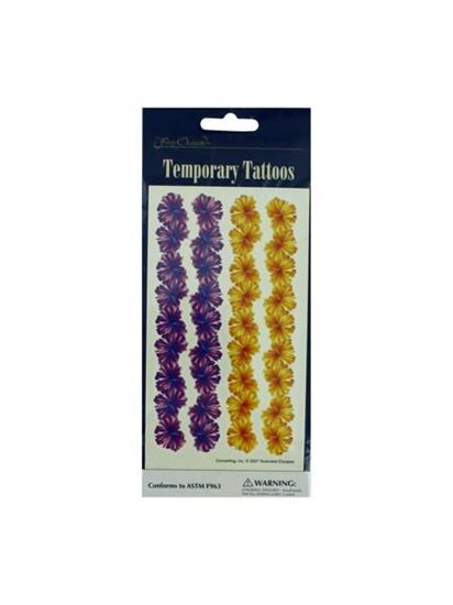 Picture of Floral temporary tattoos (Available in a pack of 24)