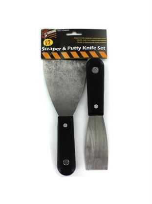 Picture of 2 Piece scraper and putty knife set (Available in a pack of 24)