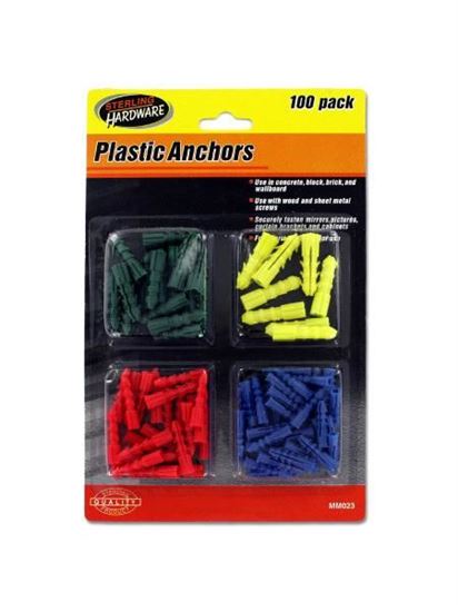 Picture of Plastic anchors (Available in a pack of 24)