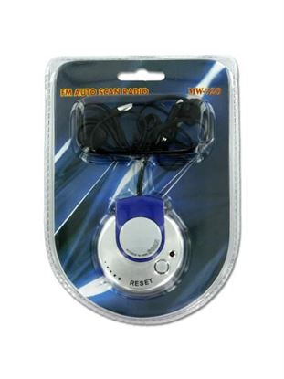 Picture of FM Auto scan radio with earphones (Available in a pack of 20)