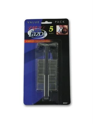 Picture of Men's disposable razor with extra blades (Available in a pack of 24)