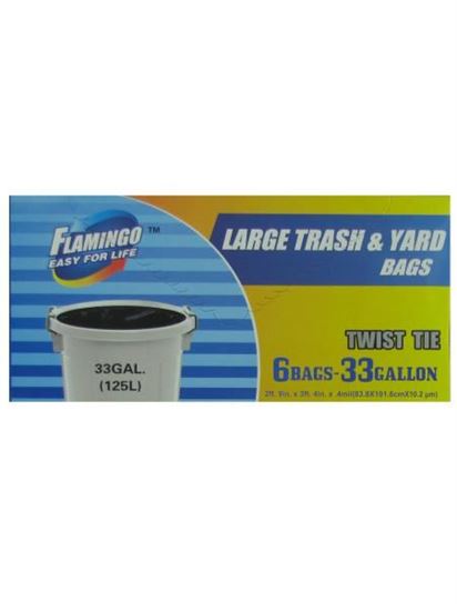 Picture of Large trash and yard bags, 33 gallon (Available in a pack of 24)