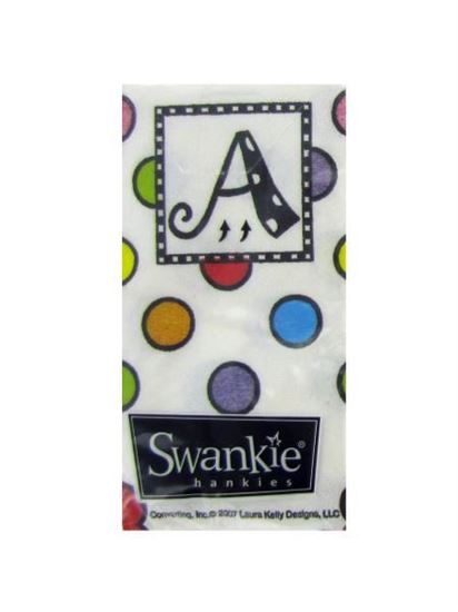 Picture of A monogram tissues, pack of 10 (Available in a pack of 25)