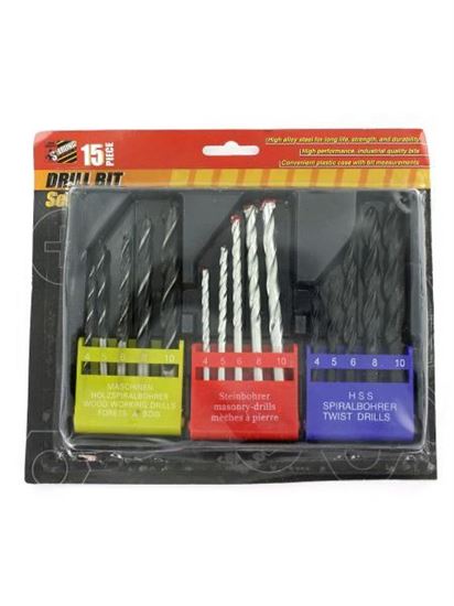 Picture of Set of 15 assorted drill bits (Available in a pack of 8)