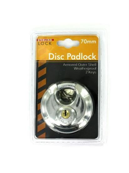 Picture of Deluxe disc padlock (Available in a pack of 3)