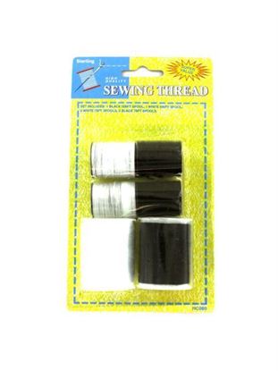 Picture of 6 Pack black and white thread set (Available in a pack of 24)