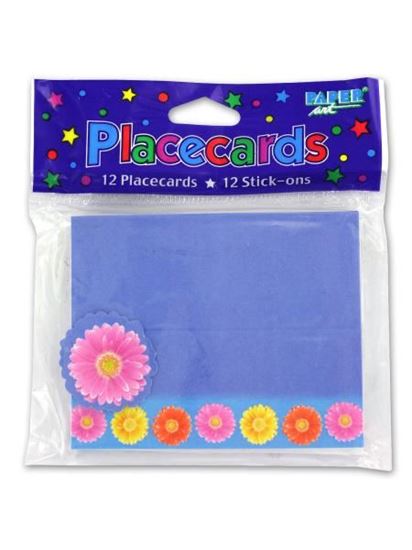 Picture of Gerber Daisy place cards, pack of 12 (Available in a pack of 24)