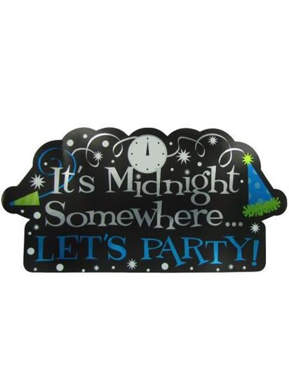 Picture of It's Midnight New Year's cutout (Available in a pack of 24)