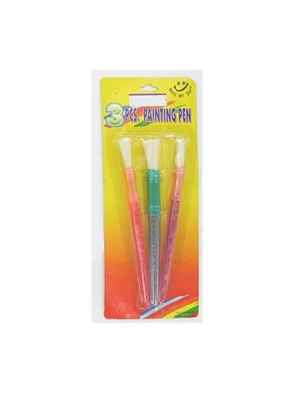 Picture of 3-piece craft paint brush set (Available in a pack of 24)