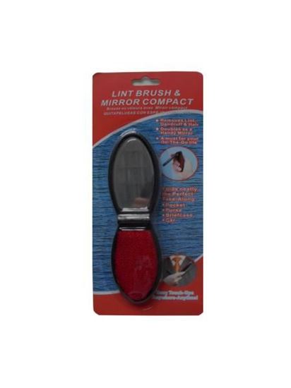 Picture of Lint brush and mirror compact (Available in a pack of 12)