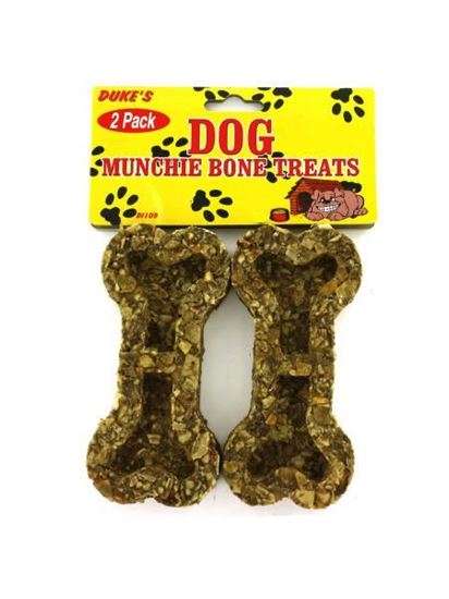 Picture of 2 Pack bone-shaped dog munchies (Available in a pack of 24)