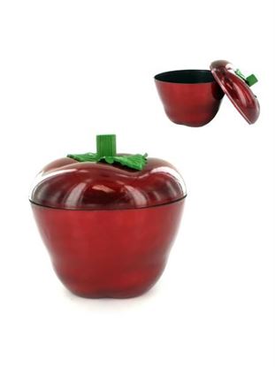 Picture of Plastic apple trinket box (Available in a pack of 24)