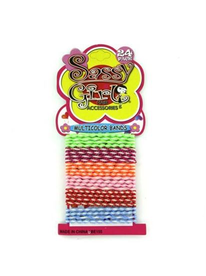 Picture of Multi-color hair bands (Available in a pack of 24)