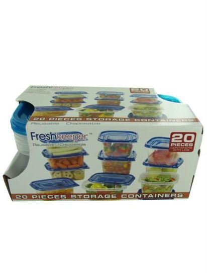 Picture of 20 piece storage container set (Available in a pack of 1)