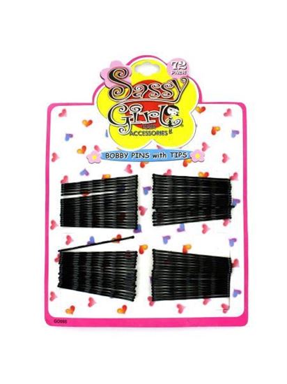 Picture of Black bobby pin set (Available in a pack of 24)