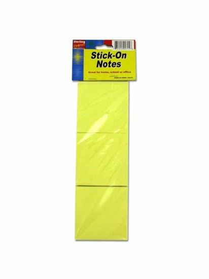 Picture of 3 Pack stick-on note pads (Available in a pack of 36)