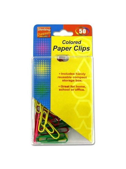 Picture of Colored paper clips (Available in a pack of 24)