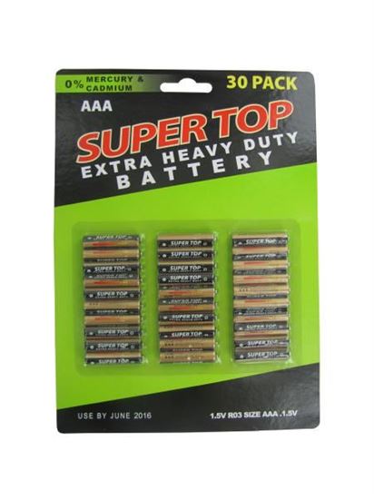 Picture of 30 Pack AAA Batteries (Available in a pack of 6)