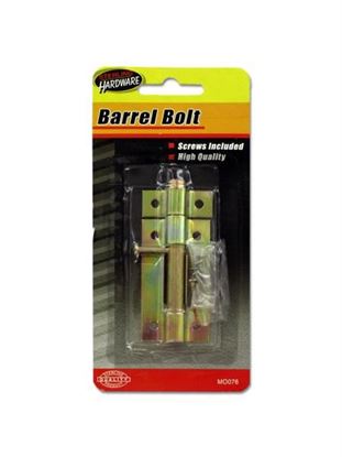 Picture of 3 Inch barrel bolt with screws (Available in a pack of 24)