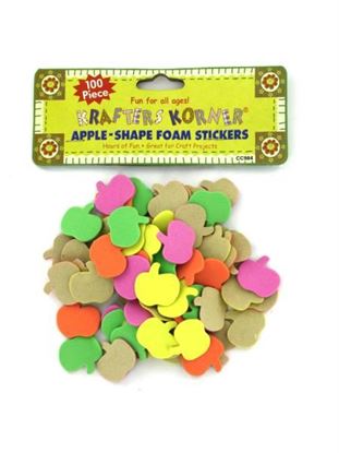 Picture of Apple-shape foam stickers (Available in a pack of 24)