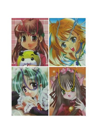 Picture of Anime extra large gift bags, assortment (Available in a pack of 24)