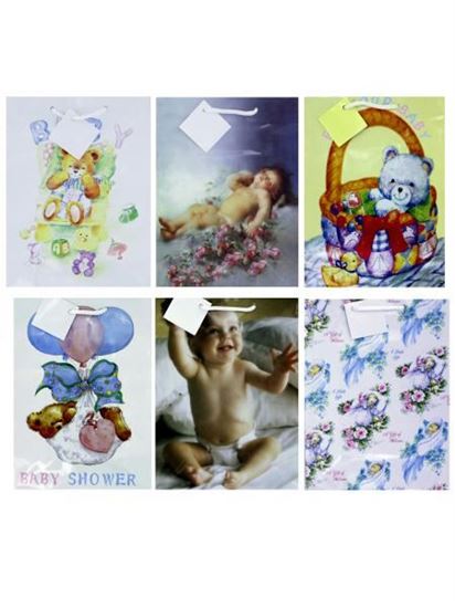 Picture of Baby gift bag, medium size, assortment (Available in a pack of 24)