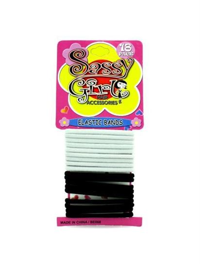 Picture of Black and white hair bands (Available in a pack of 24)