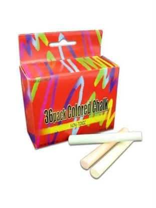 Picture of 36 Pack colored chalk (Available in a pack of 24)