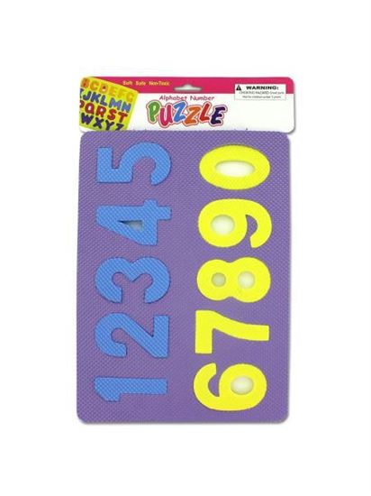 Picture of Number and alphabet foam puzzles (Available in a pack of 24)