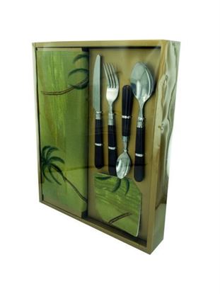 Picture of 24 Piece Palm Table Setting (Available in a pack of 1)