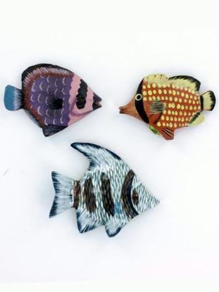 Picture of Assorted wood fish (Available in a pack of 25)