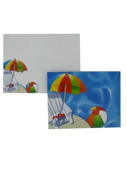Picture of Pool party notecards with envelopes, pack of 12 (Available in a pack of 24)